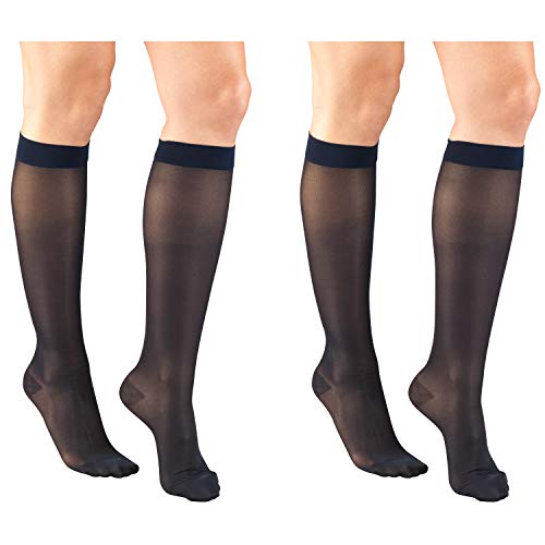 Image of Truform Compression 15-20 mmHg Sheer Knee High Stocking
