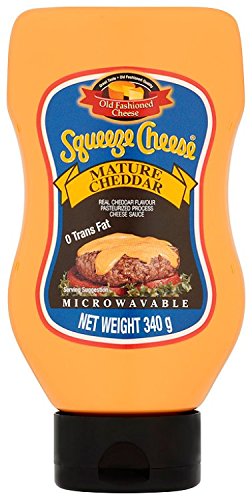 Mature Squeezy Cheddar Cheese 340g …