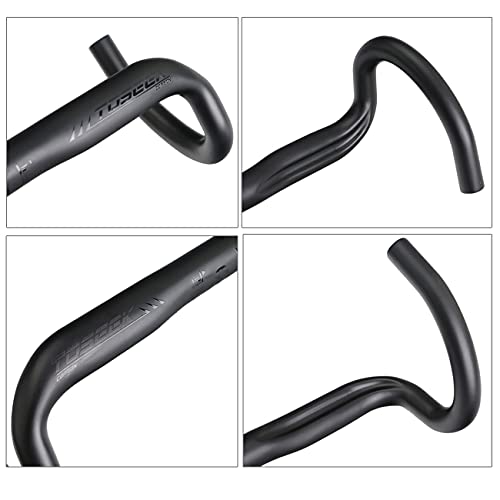 Platt Road Handlebar Full Carbon Fiber Road Bicycle Handlebar 31.8Mm Drop Bar Bent Handlebar 400/420/440Mm (Ud Matte, 400Mm) #TOP5