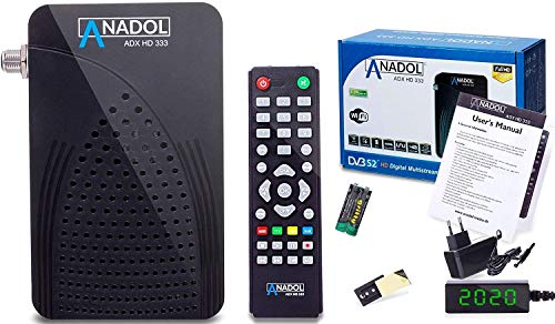 HD 333 1080p HD-TV - digitaler Mini Sat-Receiver - Multistream Receiver -Full-HD Mini-Receiver - Mini-Digital-Receiver für Satellit - Astra