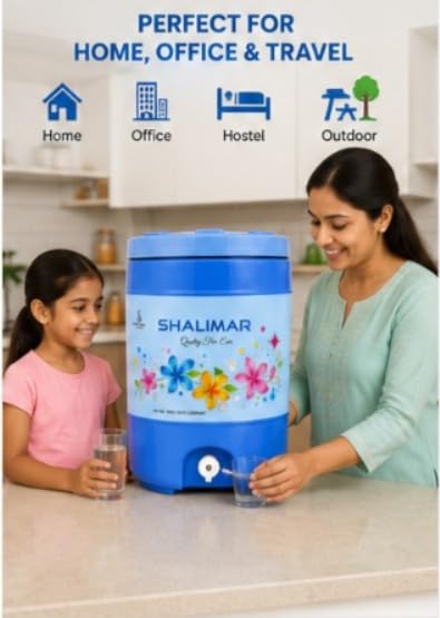 Image of Plastic Water Jug | Food Grade | Insulated Water jug Cool Chilled Water Camper jar