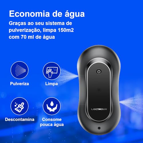 Robô Limpa Vidros e Janelas Liectroux YW810 - Com sistema UPS, Controle Via App e Bivolt