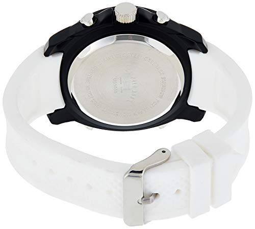Accutime U.S. Polo Assn. Sport Men's Quartz Metal and Rubber Casual Watch, Color:White (Model: US9556) - Image 3