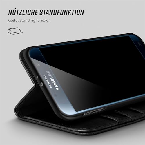 Étui Samsung Galaxy S6 folio noir moex avec porte-carte et support - 5