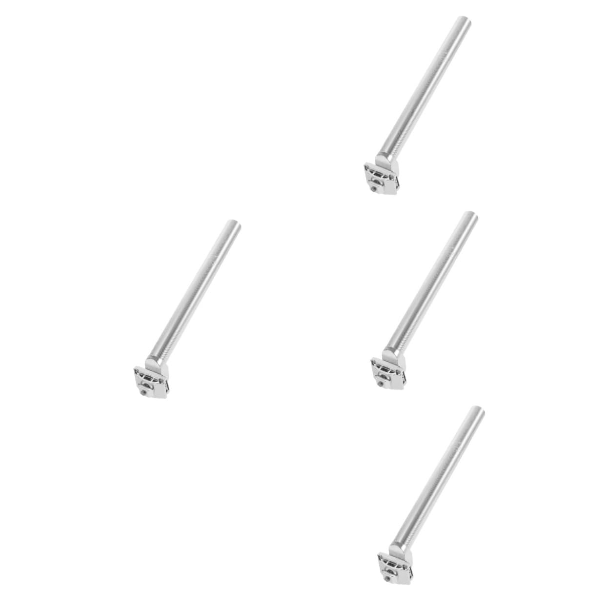 HANABASS 2 Pièces Tige De Selle Tige De Selle pour Vélo Vélos Tige De Selle Tige De Selle De Remplacement VTT Engrenage Fixe Tige De Selle en Métal Barre De Vélo Réglable Tige De Selle
