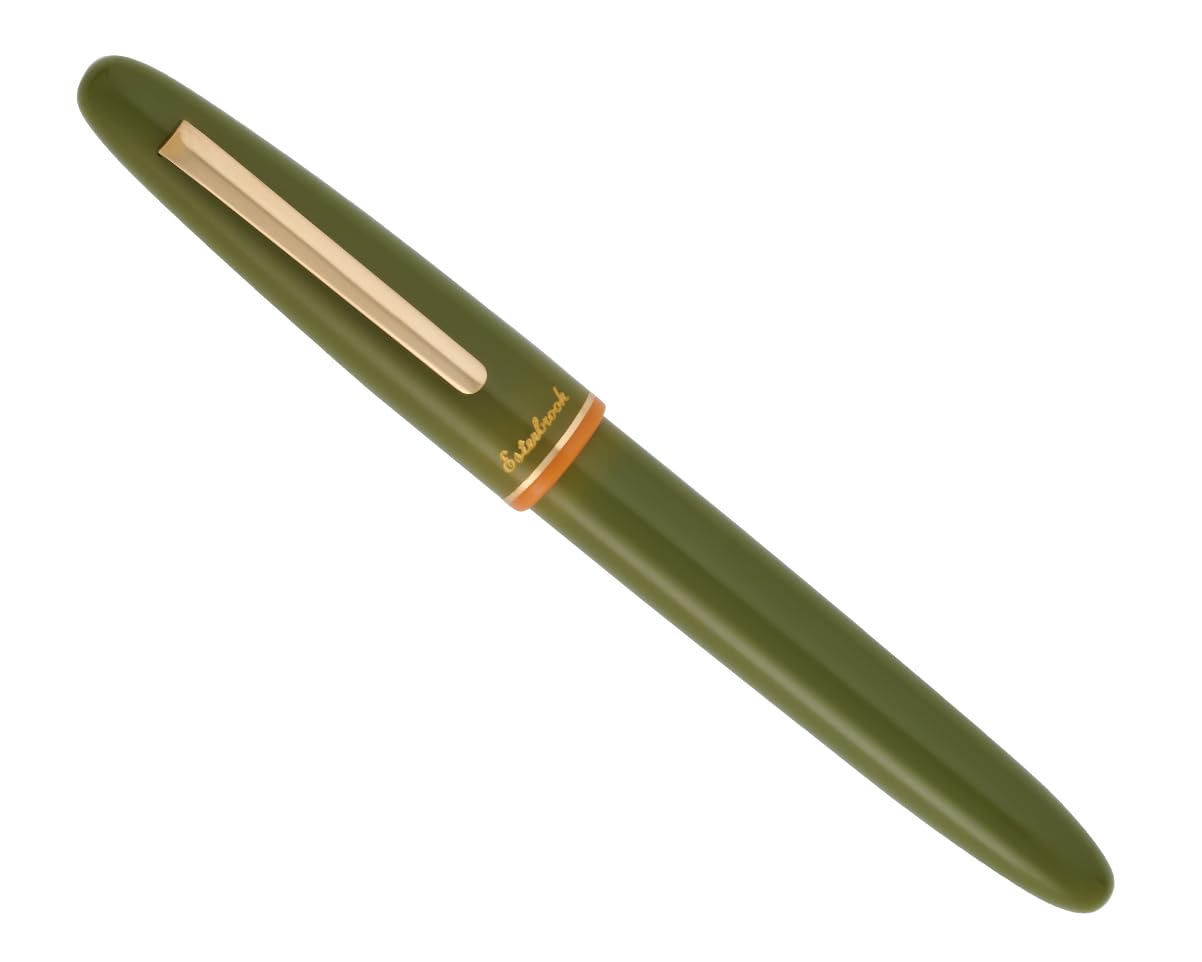 Esterbrook Estie Back to the Land Quirky Leaf Kolbenfüllhalter mit 30ml Tinte Karamell