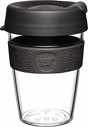 KeepCup Original, Lightweight Plastic Reusable Coffee Cup with Splashproof Sipper Lid - 12oz/340ml - Nitro