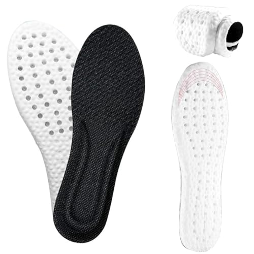 GXGM Plantillas Memory Foam para Zapatos de Hombre y Mujer, Plantillas para Zapatillas Botas, Cómodas y Amortiguación para Trabajo, Deportes, Caminar