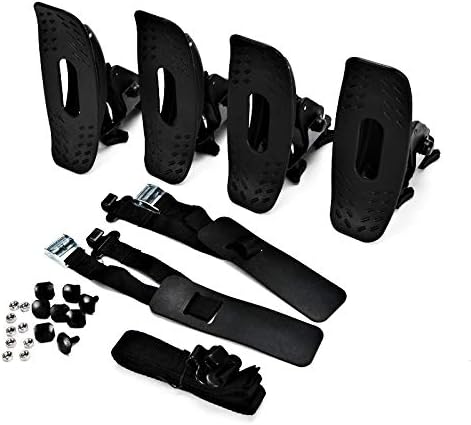 AUXMART Kayak Roof Racks Universal Saddles Kayak Carrier Mount Roof Top Mounted on Roof Racks for Canoe Boat Paddle Board Surfboard Car SUV Crossbar