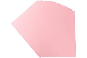 20 Sheets Pink Cardstock Paper, 8.5 x 11 Inches