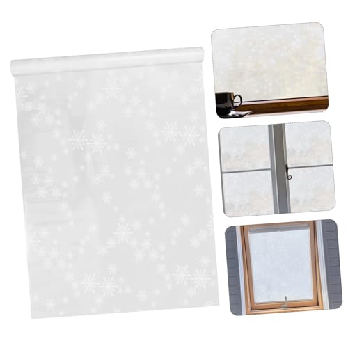 Película adhesiva frosted blanca para ventana 200 cm x 45 cm miniatura 3