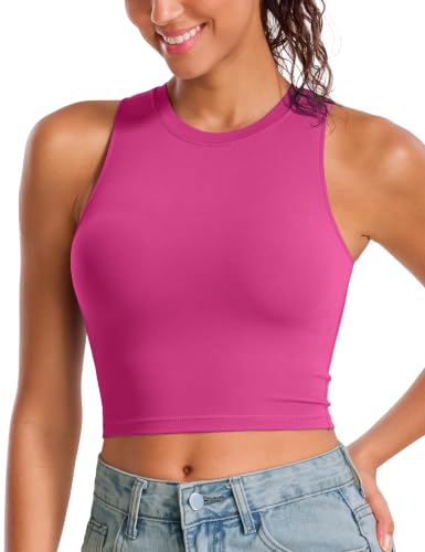 Image of Natural Feelings Nudi Sports Bras for Women Removable Padded Yoga Tank Tops Sleeveless Fitness Workout Crop Tops