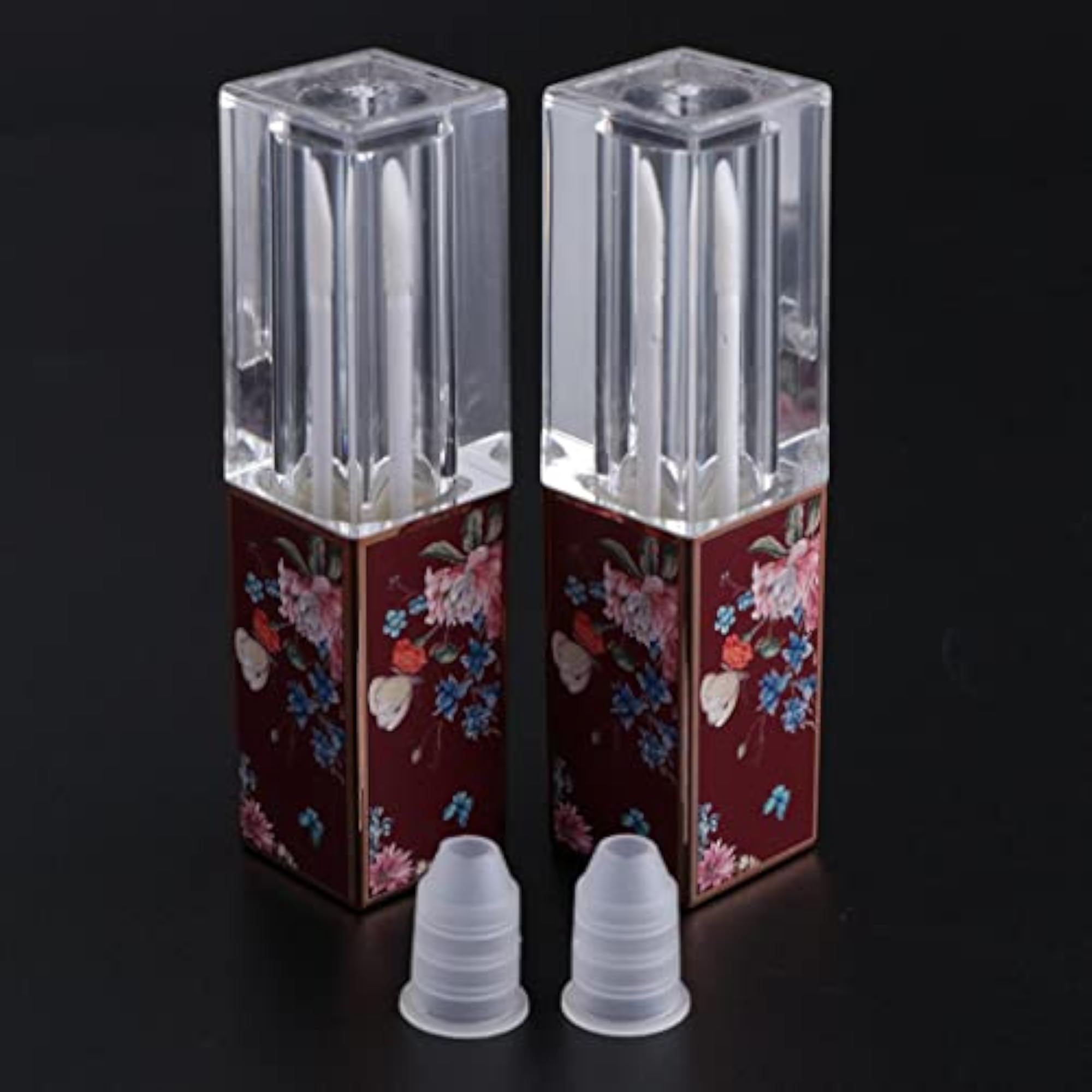 2x Empty Lip Gloss Tubes Lip Tint Eyelash Oil DIY Container Vials Bottles