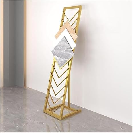 Floor Tile Sample Rack,Floor-Standing Wooden Sample Holder for Building Material Displays - Space-Saving Tile & Door Sample Organizer, Durable & Stylish Design for Showrooms & Home Use