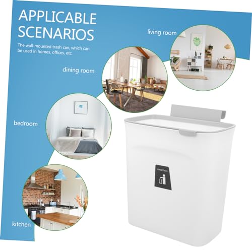 Caneca de basuras para pared para cocina y baño miniatura 6