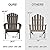ACUEL Adirondack Chair Outdoor, Oversized Patio Chair Poly Lumber, Weather Resistant & Heavy Duty, Fire Pits Chair for Porch, Poolside, Lawn, Backyard and Garden, 350lbs Capacity (Dark Brown)