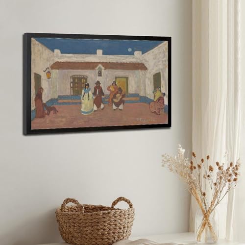 Affiche Danse créole Pedro Figari impression sur toile art mural