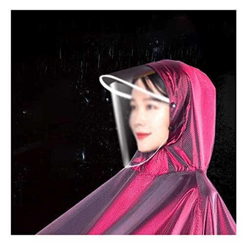 Habrur Raincoat Poncho Motorcycle Raincoat Long Body Rain Cover Coat Poncho Waterproof Suit Two Person Rainwear Rain Coat (Color : B, Size : One Size)