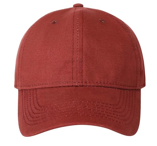 Image of Vintage Washed Cotton Baseball Caps Men Women Adjustable Unstructured Low Profile Dad Hat