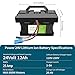 VATOSO 24V 12Ah/7Ah Lithium Battery, Compatible with 24V Kids UTV Ride on Toys – Longer-Lasting and Lighter Than Lead-Acid, Replacement Parts for Kids’ Electric Ride-On Cars(24V12AH, with Charger 2A)