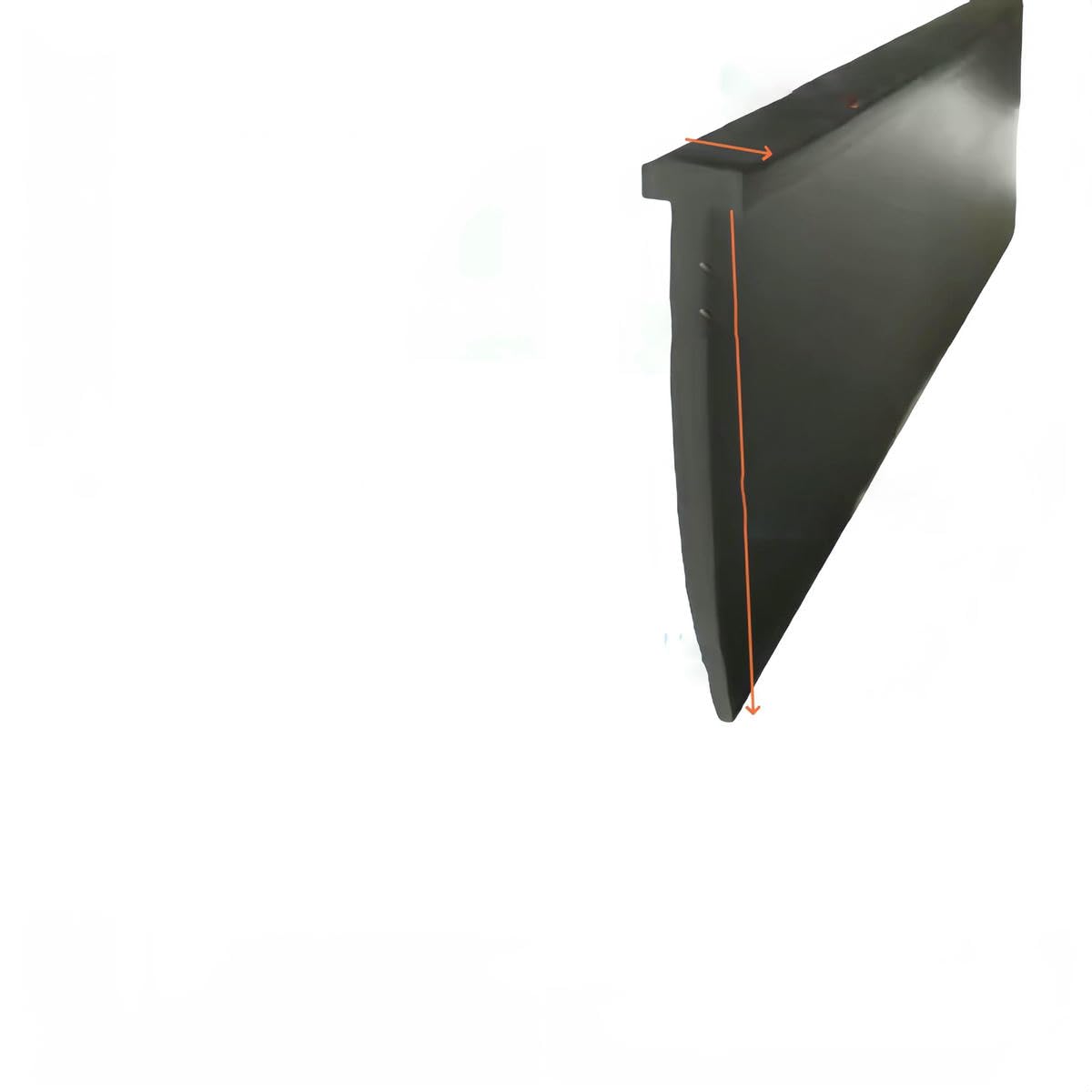 Guarnizione in silicone, Striscia di copertura in gomma a forma T for porte, mobili, auto, nera, dimensioni multiple 1-10 m(4.5x18.5mm T,1M or 3.28ft)