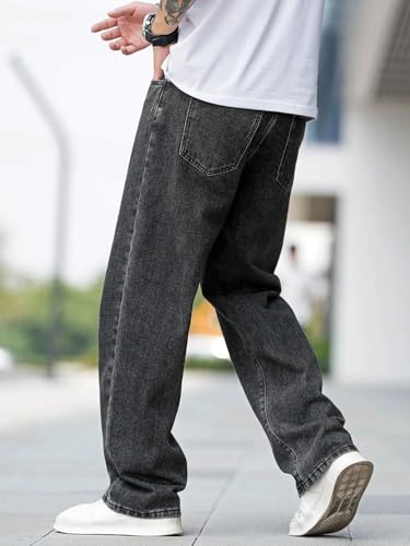 Image of KOTTY Mens Mid Rise Straight Jeans