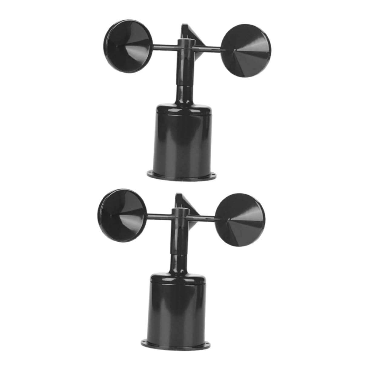 Levemolo 2pcs Abs Marine Wind Speed Sensor Housing Wind Indicator Shell for Sailboat Wind