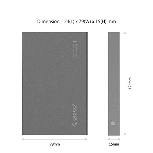 ORICO Case Esterno USB 3.0 per Hard Disk da 2,5