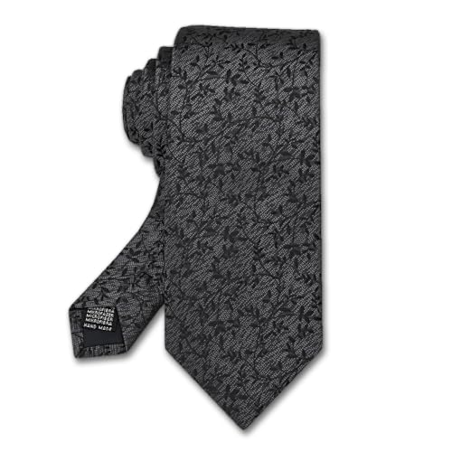 Image of Men's Tie Set with Pocket Square and Cufflinks | 100% microfiber; tie 59 x 3.15 in; square 10 x 10 in; gift box included