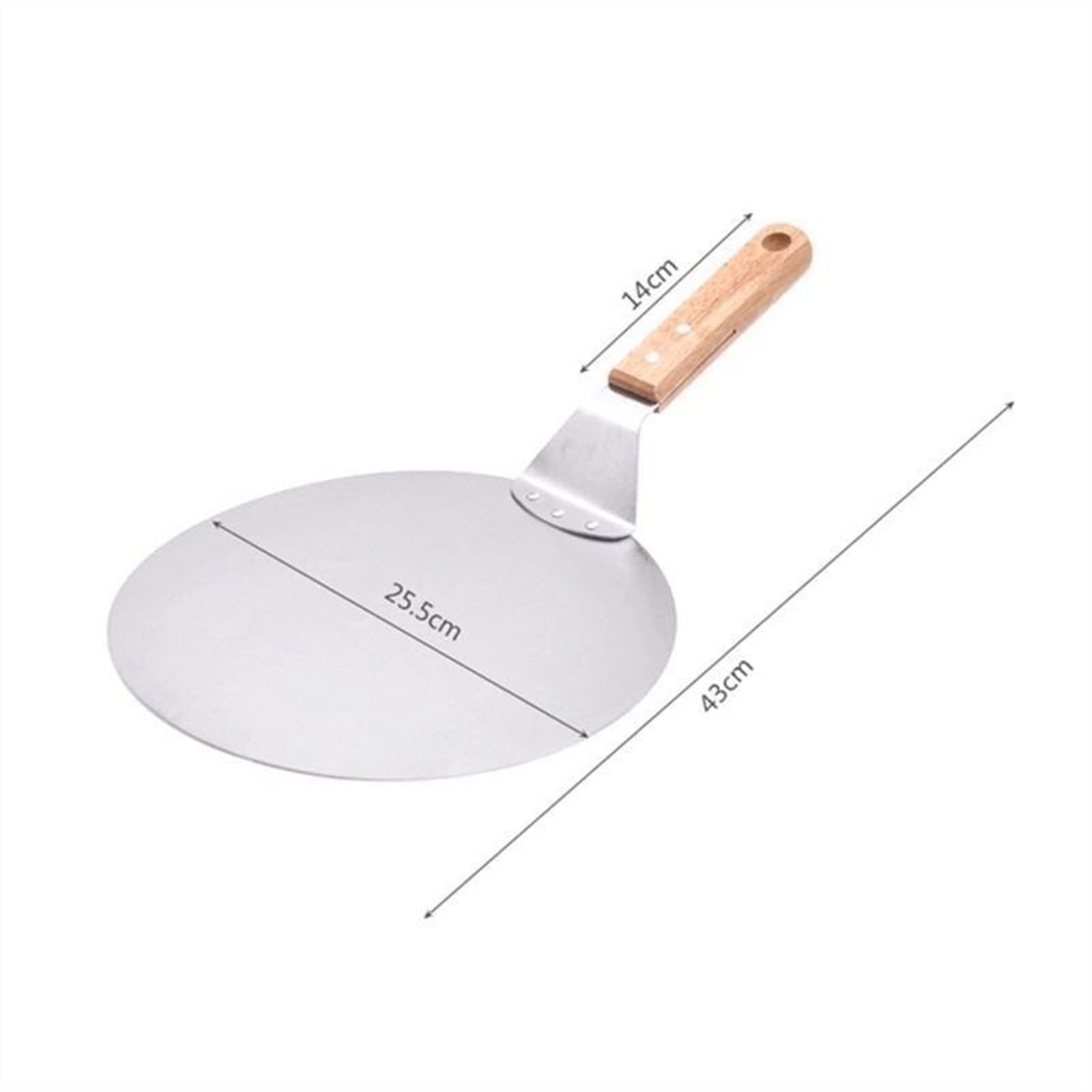 Pelle à Pizza avec Manche en Bois Pelle à gâteau Coupe-Fromage Peels Outil de Levage Pelle à Pizza Cuisson Outils de pâtisserie (Couleur : G) (A)