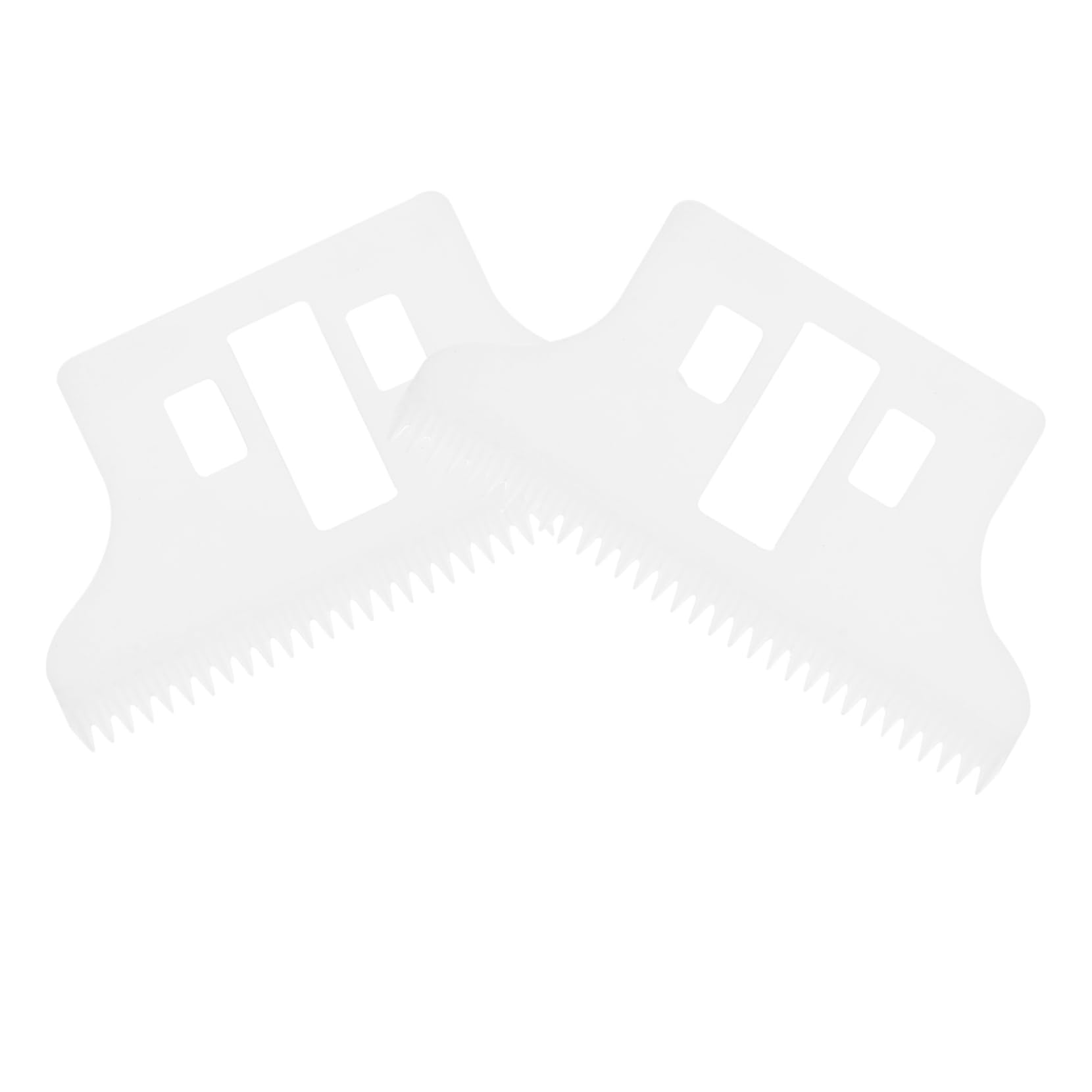 IWOWHERO 2pcs Hair Clipper Replacement Blades Durable Tooth Blades for Efficient Trimming Compatible with Various Hair Clippers and Trimmers