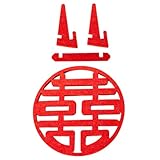 Décoration de panneau – symbole du mariage entre un homme et une femme, établissant un symbole spécial, parfait pour la décoration de mariage chinois, panneau de décoration de mariage
