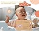 Giftota Geldgeschenk Taufe Mädchen Jungen Taufkind Patenkind, Schönes Geschenk zur Taufe, Karte Taufe Holz mit Regenbogen-Design, Geld Gutschein Taufgeschenke Verpackung