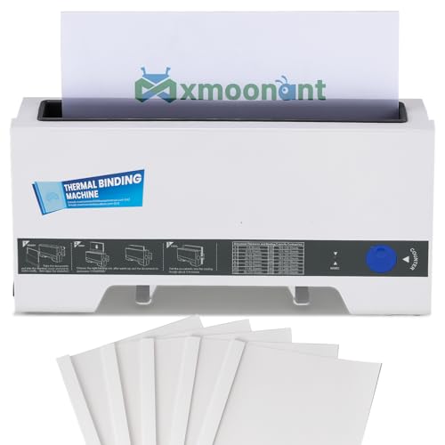 Mxmoonant Thermal Binding Machine, Max.320 Sheets for A4 A5,...