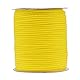 IHKFILAN Polypropylen Utility Rope Kordelzug Hohl geflochtenes, PP-Seil Barrier Rope Polypro Rope, Flechtleine Tauwerk,Outdoor Seil Knotenfest (Yellow, 5MM)