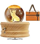 Amazon | 【正規品】オルゴール プレゼント QUEENBABI 猫 オルゴール