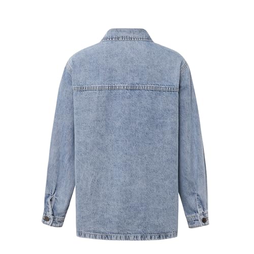 Boys' Denim Jacket Outerwear A-line Coat Casual Kids Jeans Jacket 6-14 Years2