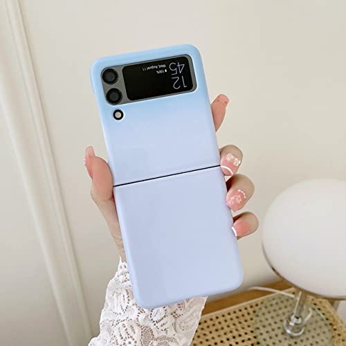 Coque Samsung Galaxy Z Flip 4 et 3 5G slim antichoc bleu dégradé