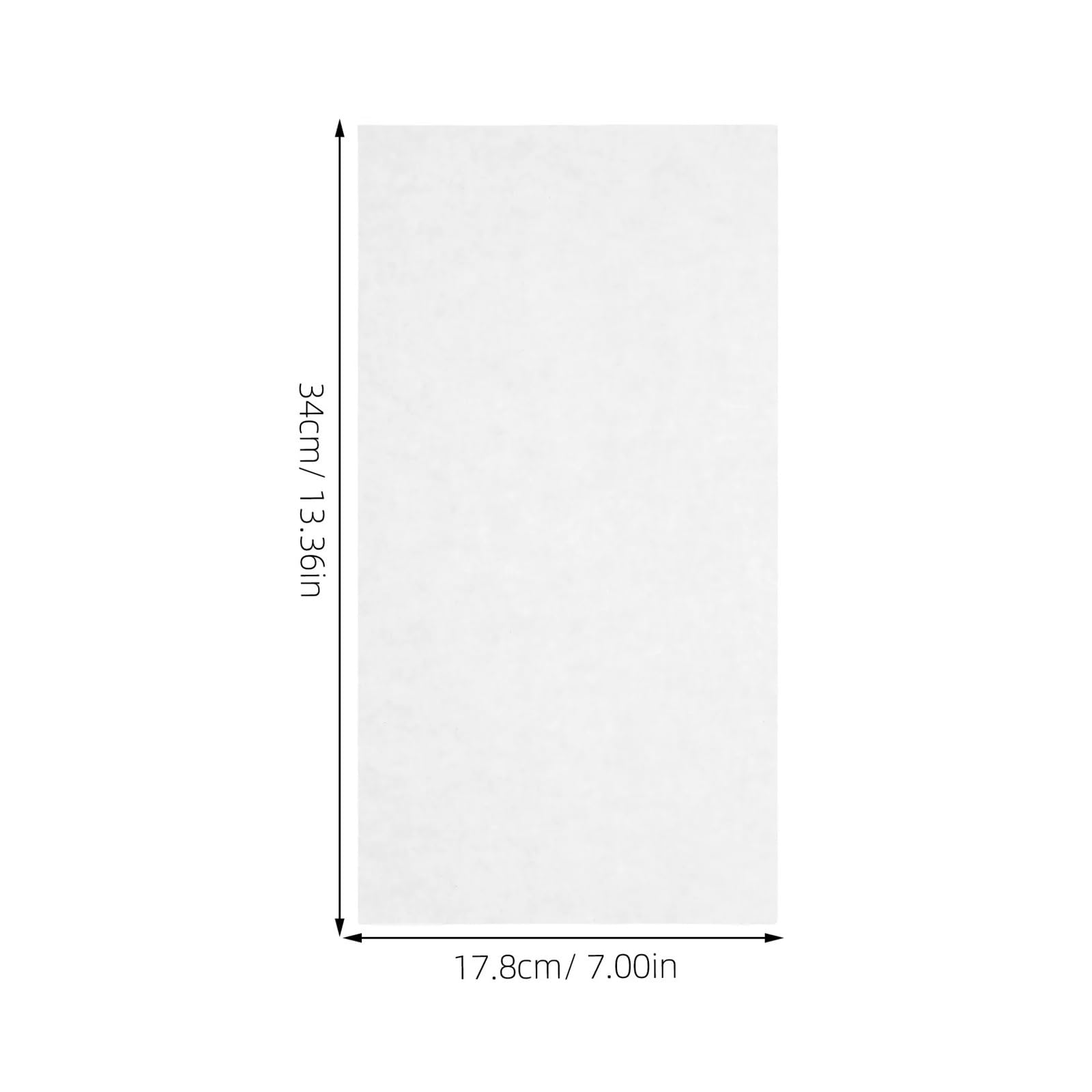 Hojas de papel pergamino, 300 piezas 34x17,8 cm Papel for hornear antiadherente resistente a altas temperaturas