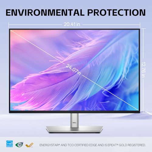 Image of FKA Pro 24 Plus P2425E Monitor - 24.07 Inch, WUXGA 1920 x1200, 16:10 Monitor, Computer Monitor Screen with DisplayPort, Type-C, and USB-C Cables - 1 Pack (New)