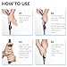 FCYZWP Golf Grip Trainer, Golf Training Aid,Golf Grip Kit,Golf Club Grips,Golf Swing Trainer Correct Hand Position,Improve Swing Rhythm,Golf Accessories Gifts (Black)