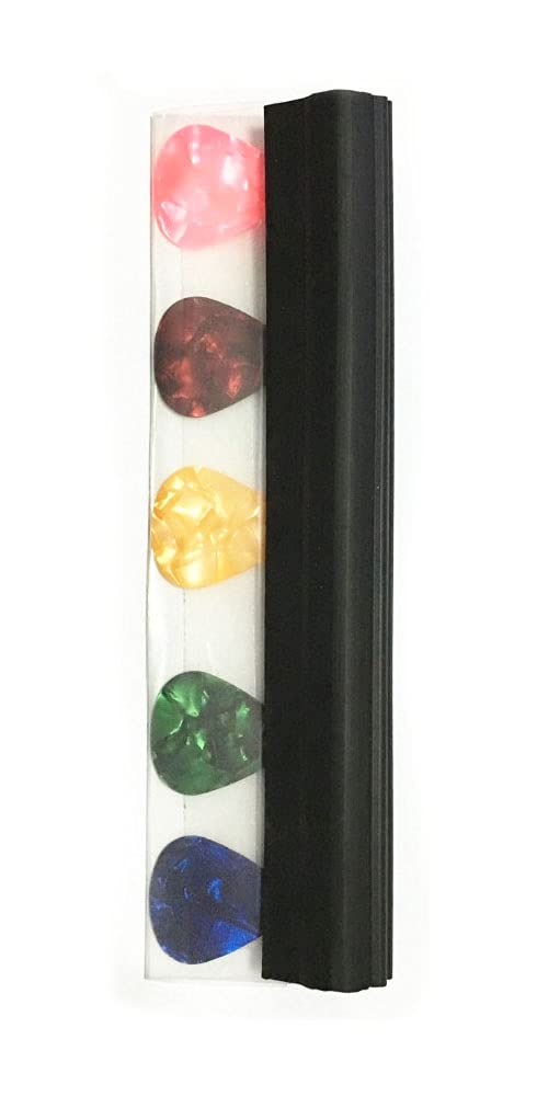 Support De Médiators Rayzm Avec 5 Plectres - Fixation Micro 18cm Pour Guitare Acoustique Électrique