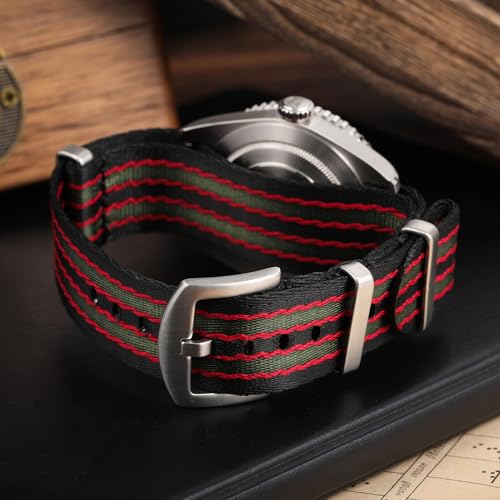 Watchdives - Nylon Watch Band 18mm, 20mm, 22mm, Multicolor, for Men and Women