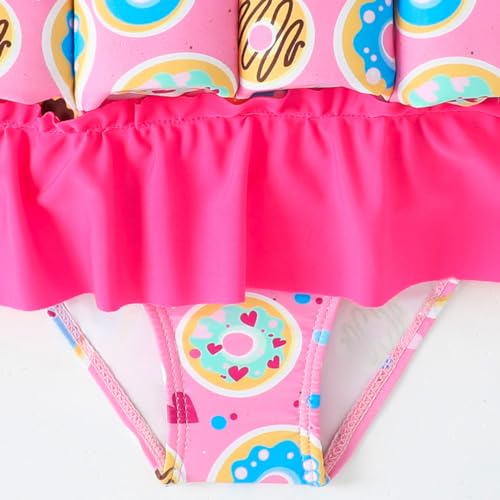 Image of Kids Float Swimsuit Buoyancy Sticks for Baby Boys Girls One Piece Floating Swim Vest Training Aid Swimwear