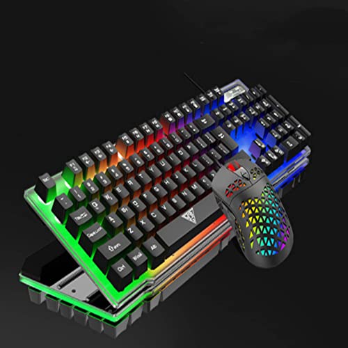 Teclado mecánico BAYAJIAZ con cable y mouse 104 teclas miniatura 7