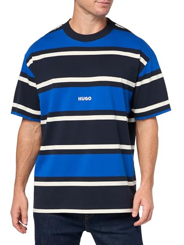 T-Shirt à Manches Courtes Mode Homme Confortable Col Rond Stripe