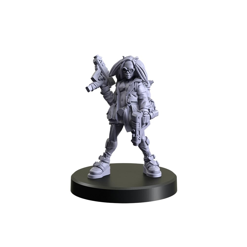 Monster Fight Club Cyberpunk Red Combat Zone Miniatures: Piranhas Starter Gang