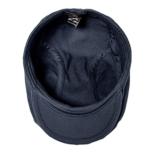 Image of BOTVELA Men Cotton Twill Newsboy Flat Ivy Driving Hat Fitted Cap