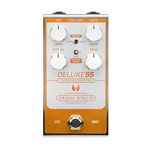 Amp Simulation Overdrive Guitar Pedal with Level Tone Controls Preamp Post EQ Modes Post EQ Drive