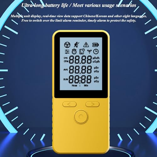 Detector de Radiación EMF Digital con Pantalla LCD y Alarma miniatura 2